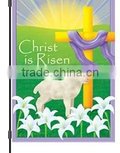 Garden Flag-Christ Risen thumbnail-1