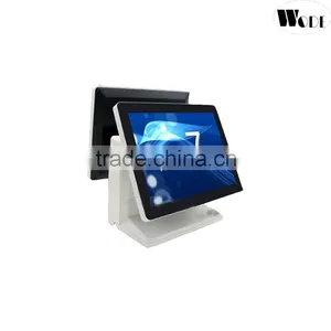 Cheap Price 15 Inch Dual Screen Touch Pos Machine /Flat Panel POS System thumbnail-1