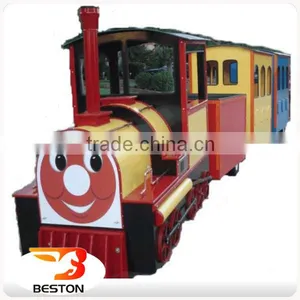 China Kids Equipment Rides Outdoor Playground Cartoon Trackless Train for Sale thumbnail-5