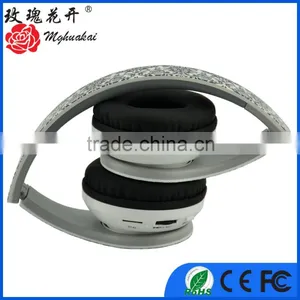 Foldable Headphone Bluetooth With AM FM Radio OEM Logo Inexpensive Price thumbnail-2