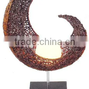 Halogen Rattan Table Lamp/Light With CE thumbnail-1