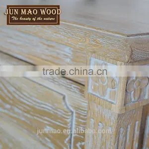 Reclaimed Wood Furniture With 5- Drawers Solid Wood Storage Cabinet thumbnail-3