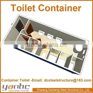 Prefabricated Shipping Modern Modular Sanitary Container With Bathroom,Toilet,Basin, thumbnail-1