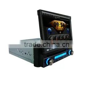 7inch 1 Din In-dash Car Dvd Player With Retractable Panel thumbnail-1
