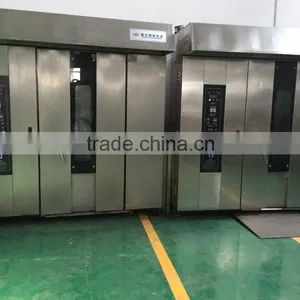 Kh Industrial Electric Bread Baking Oven for Commercial 16/32/64 Trays Prices Rotary Rack Oven Quality Choice thumbnail-5