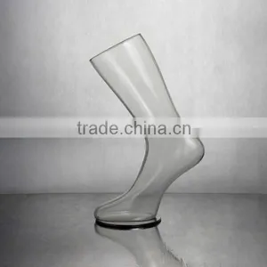 Hot Sale Boutique Top Level Fashion Transparent PC Female Middle Leg Mannequin thumbnail-5