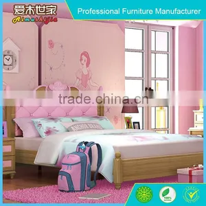Cute Girls Pink Children Bedroom Furniture Twin Size thumbnail-2