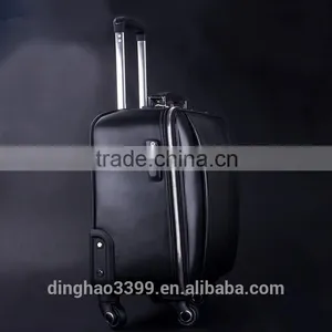 2016 Fashion Business Trolley Bag Black PU Leather Travel Bag thumbnail-2