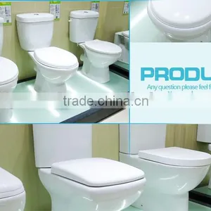 One Piece Toilet White Colored Toilet Bowl WC Spy Toilet Cam Toilet thumbnail-2