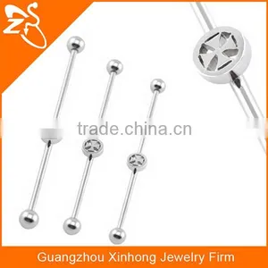 Fashion Surgical Steel Industrial Barbell Anchor Industrial Piercing Jewelry thumbnail-4