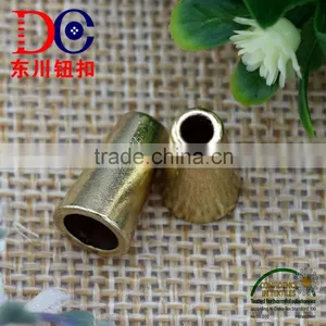 High Quality Brass Tin Metal Cord End Stoppers for Garment thumbnail-2