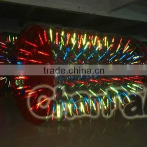 Hot Selling Commercial PVC/TPU Lighted Inflatable Water Roller ,water Roller Ball, Inflatable Water Balls Supplier's Choice thumbnail-1