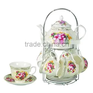 13PCS Decal Tea Set thumbnail-5