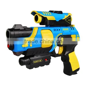 Infrared Ray Fighting Kids Plastic Electric Gun Toy With Light and Sound thumbnail-2