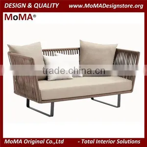 MA105H High End Custom Make Outdoor Rattan Sofa Set For Hotel Living Room Hotel Resort Furniture thumbnail-3
