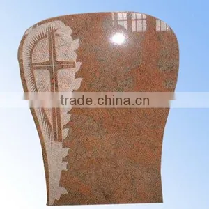 Multicolor Red Granite Gravestone With Good Price thumbnail-1