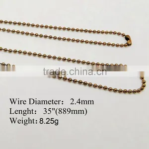 Christmas Decoration Metal Bead Chain Necklace thumbnail-1