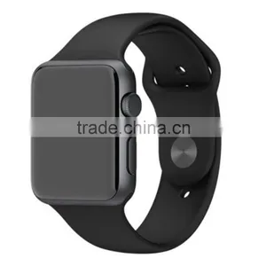 Colorful Wrist Bands for Apple Iwatch Soft Rubber Watch Straps Wearable Bands for 38mm 42mm Iwatch DIY Own Apple Smart Watch thumbnail-1