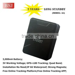 2 Years Lasting Battery Gps Tracking Device for Vehicle & Asset A5B thumbnail-1