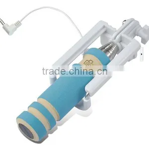 Mini Selfie Stick 13.5 cm 2015 Top Hot 13.5cm Super Mini Wired Selfie Stick Handheld Monopod thumbnail-3