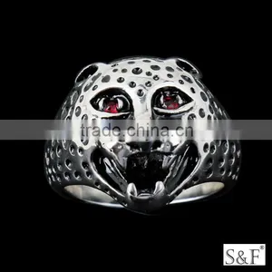 146037 Male Jewellery Boxes Wholesale Spikes Stainless Steel Ring thumbnail-1
