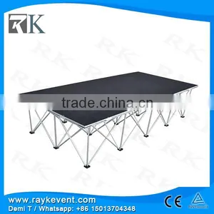 RK 4ftx4ft Platform Adjustable Portable Event Stage Folding Portable Stage Collapsible Stage thumbnail-3