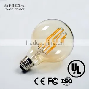 Vintage Led Bulb Antique Edison Light Bulb Carbon Filament Gold Cover ST64 ST58 T45 A19 G80 G95 G125 thumbnail-3