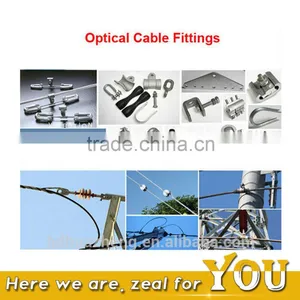 Hot Dipped Galvanized ADSS / OPGW Cable Hardware Overhead Transmission Power Line Fittings , Electric Power Fitting thumbnail-1