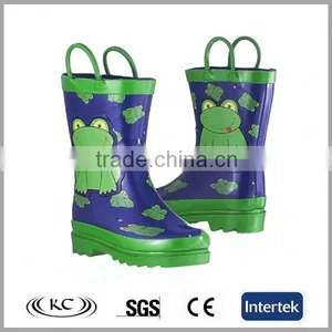 Fashion Hotsale Frog Green Print Clear Rain Boots thumbnail-1