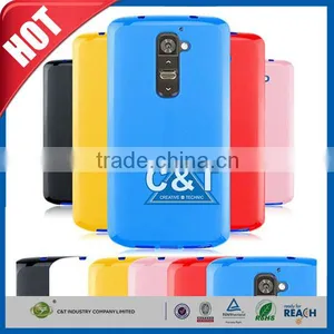 C&T Slim Fit Flexible TPU Rubber Skin Cover Case for LG Leon / C40 thumbnail-1