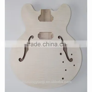Wholesale ES Body With Two f Hollows Guitar Kit thumbnail-3