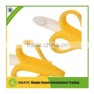2016 Baby Silicone Banana Tooth Gum /Gum Massaging 3D Banana Shape Silicone Baby Teething Toy, Silicone Teether P76580 thumbnail-3