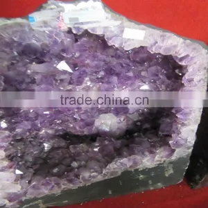 Rough Healing Large Brazil Amethyst Geode for Sale thumbnail-2