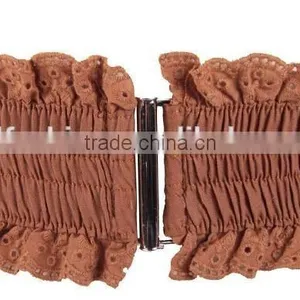 6cm Width Lace Elastic Waist With Lash to Buckle Belt thumbnail-3