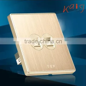 China Factory Direct Sale 2015 Newest UK Double Computer Socket,British Style Socket thumbnail-1