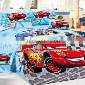 Cute and Vivid Cartoon 100%cotton Reactive Printed Bedding Set thumbnail-1