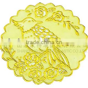 PVC DOILY-LX-2312A Table Mat 12X12CM thumbnail-4