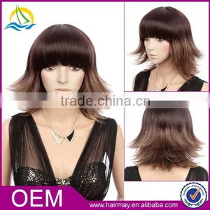 China Factory Wholesale Hair Wig Braid Wig Human Hair Full Lace u Part Wig thumbnail-1