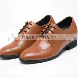 Elegant Invislble Height Leather Elevator Shoes With Delicate Grade A Soft Ox Skin Natural Breathable Fashion 323K01-2 thumbnail-4