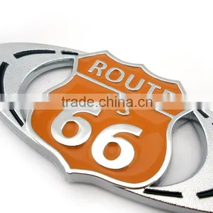 Cheap High Quality Abs Emblem Route us 66 Custom Logo for Car thumbnail-3
