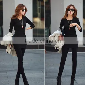 Latest Black Dress Sexy Black Contrast Dress Nighty Dress Picture thumbnail-2