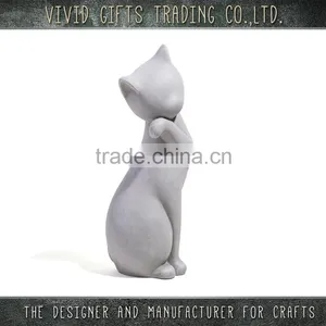 Ceramic Cute Cat Sitting Home Decoration thumbnail-3