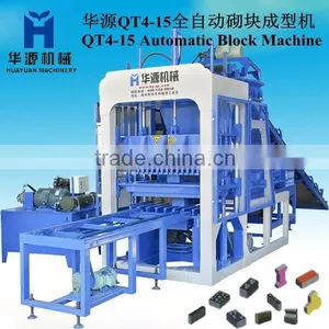 HY-QT4-15 Hydraulic Concrete Hollow Block Making Machine Price thumbnail-1