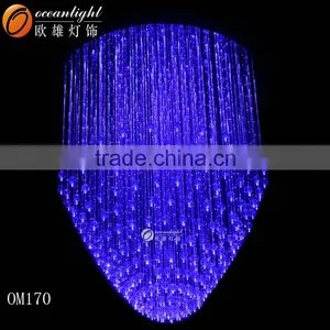 Romantic Rose Sky Optic Fiber Lamp Ceiling/Wall Fixture Flower Night Light Pendant Lamp Fiber Optic Decoration for Kids - OM163 thumbnail-4