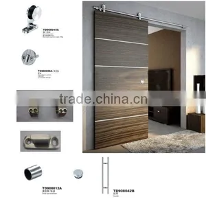 Stainless Steel 316 Interior Wooden Glass Sliding Doors Design thumbnail-5