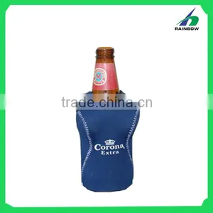 Blue Neoprene Single Beer Bottle Cover thumbnail-1