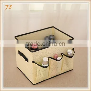 Yiwu New Products Sundries Organizer Non Woven Cosmetic Storage Box thumbnail-3