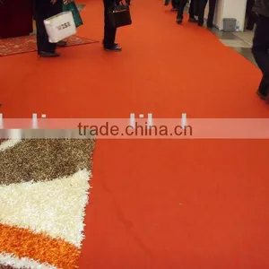 Best Price 100% Polyester Needle Punched Nonwoven Plain Surface Exhibition Carpet thumbnail-1