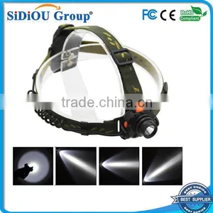 100M Distance Head Lamp 3* AAA Battery 900 Lumens LED Lamp IR Sensor Headlight Headlamp Lantern Flashlight Outdoor Camping thumbnail-1