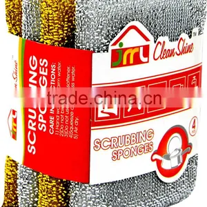 Metallic Scuorers,Kitchen Cleaning Sponge thumbnail-2